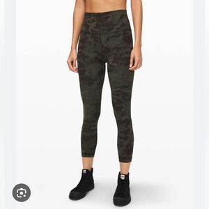 Lululemon Athletica Incognito Camo Multi Gator Green